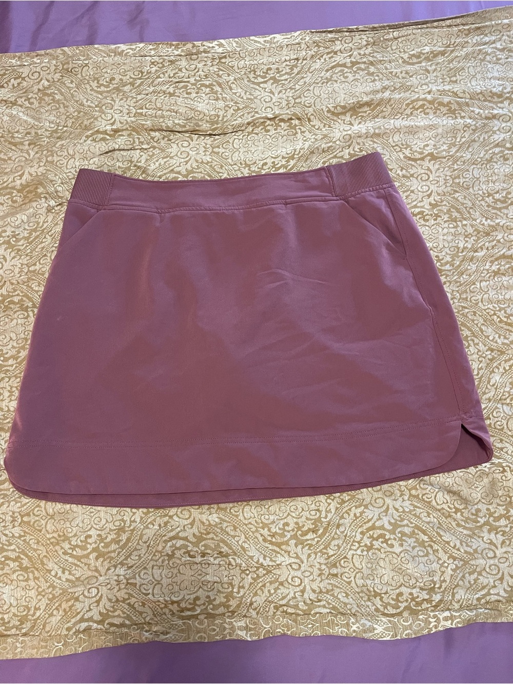 32 Degrees Mauve Athletic Mini Skirt